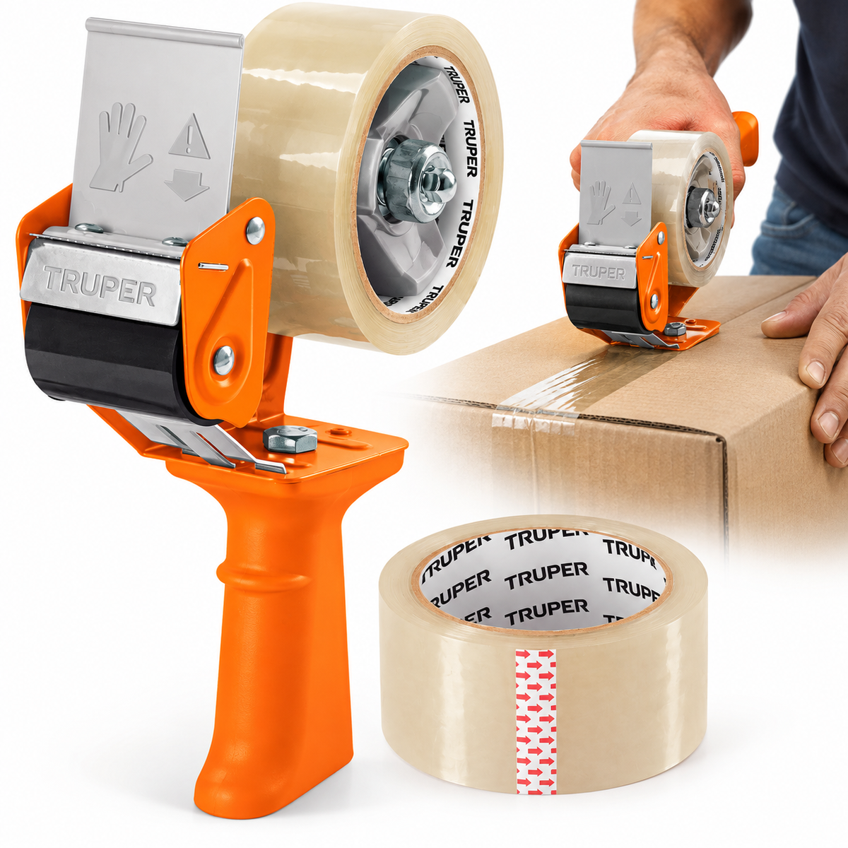 Dispensor de Cinta de Embalaje Truper (Ref. 12559)