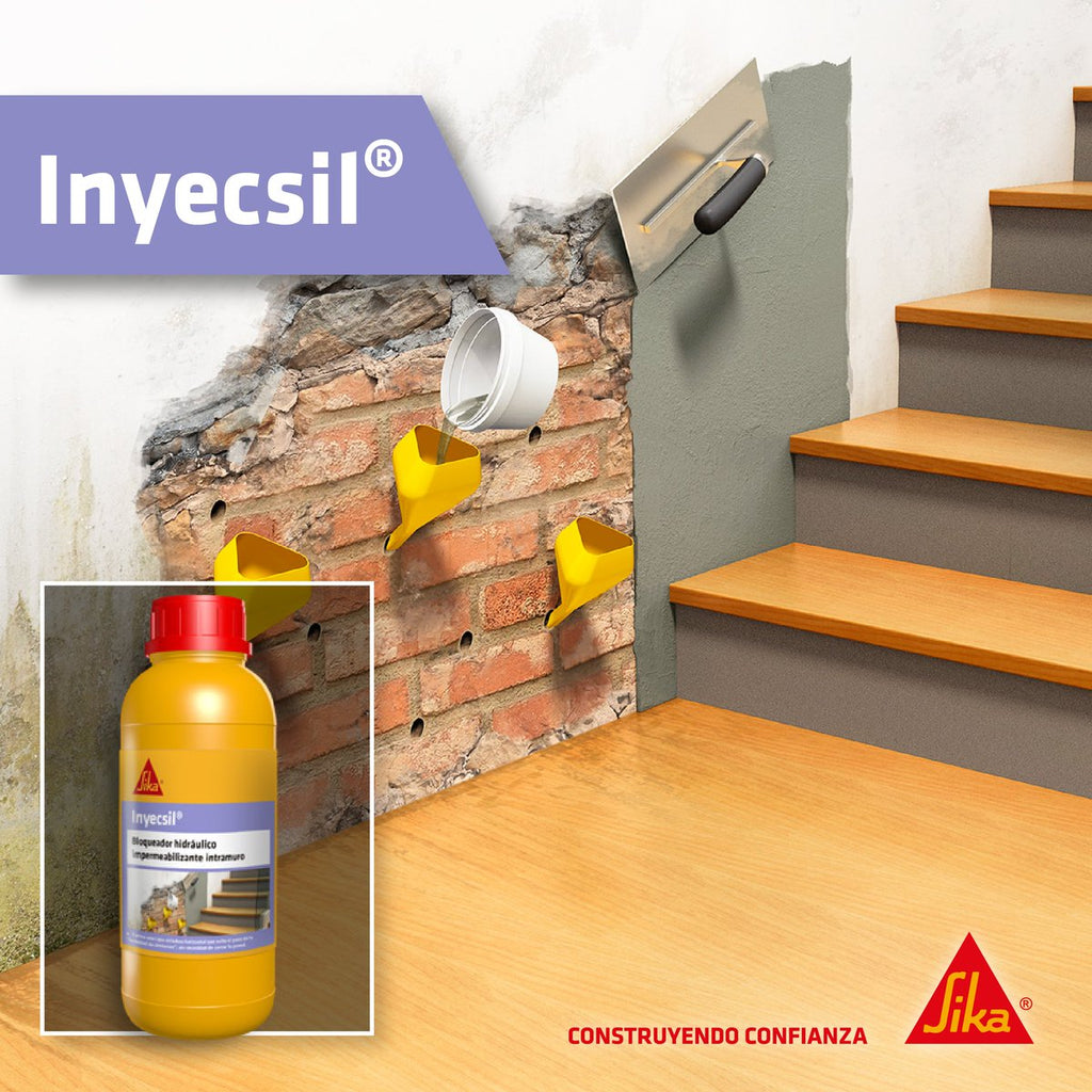 INYECSIL SIKA 1.00LT ADITIVO ANTI HUMEDAD