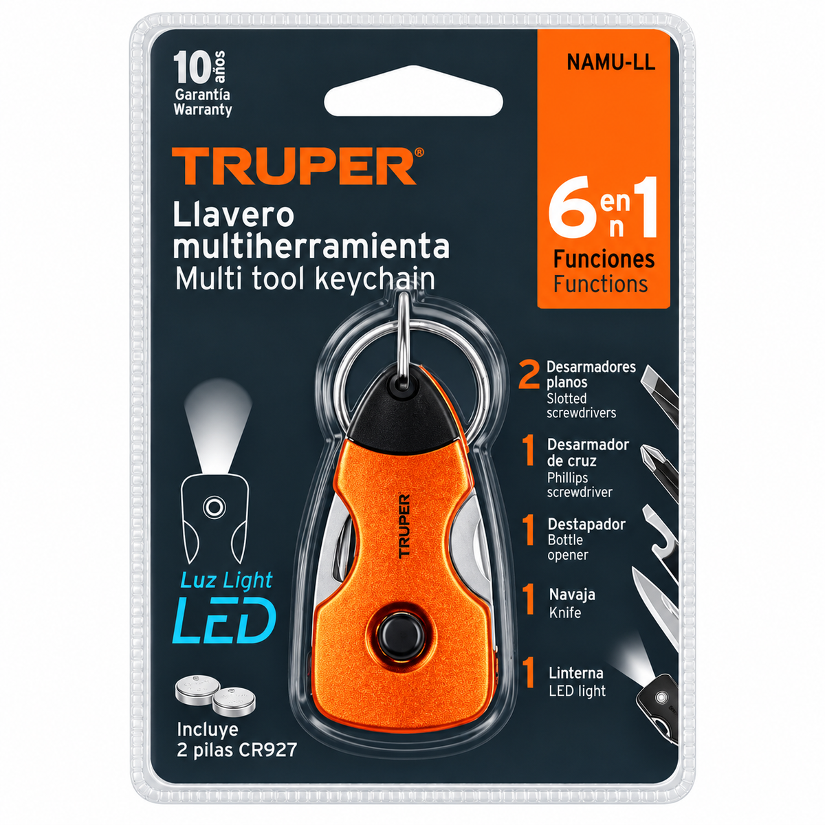 Llavero Multiherramienta Truper (Ref. 13336)