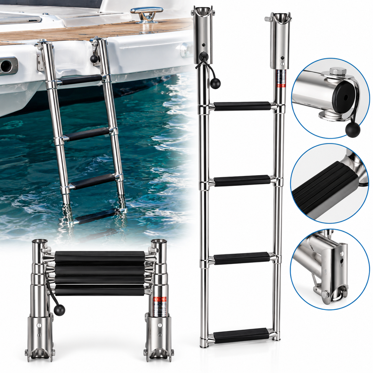 Escalera Retráctil para Embarcación
