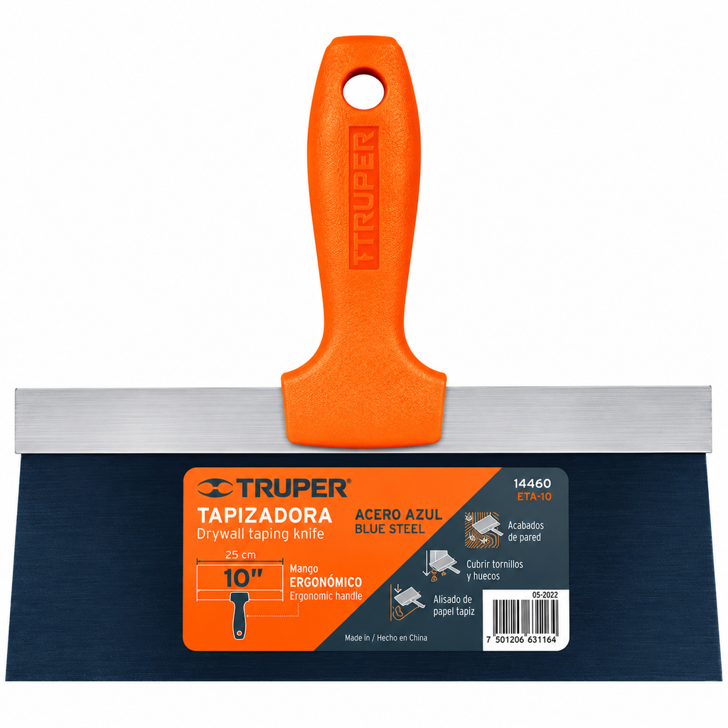 Espátula de Tapiz Truper Mango Plástico 10.00" (Ref. 14460)