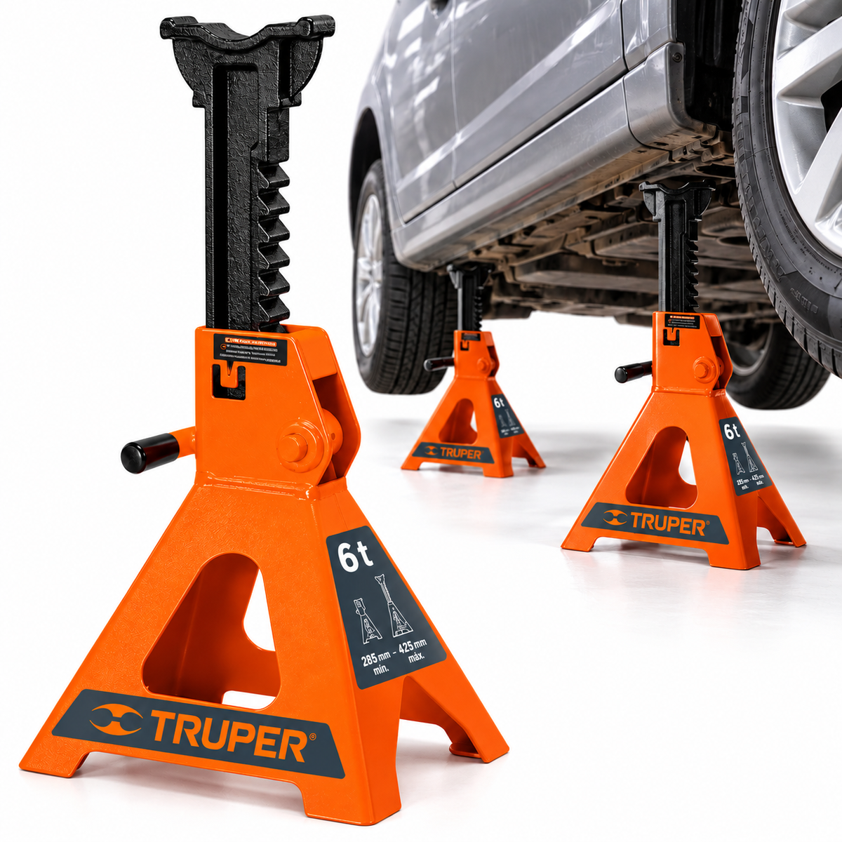 Caballete para Auto Truper 6.00 Ton por Unidad (Ref. 14845)