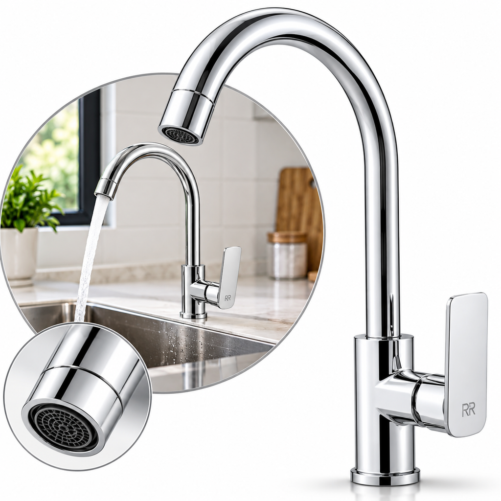 Mezcladora Monocomando de Cocina para Mesada Ramos (Ref. 8885-5C)