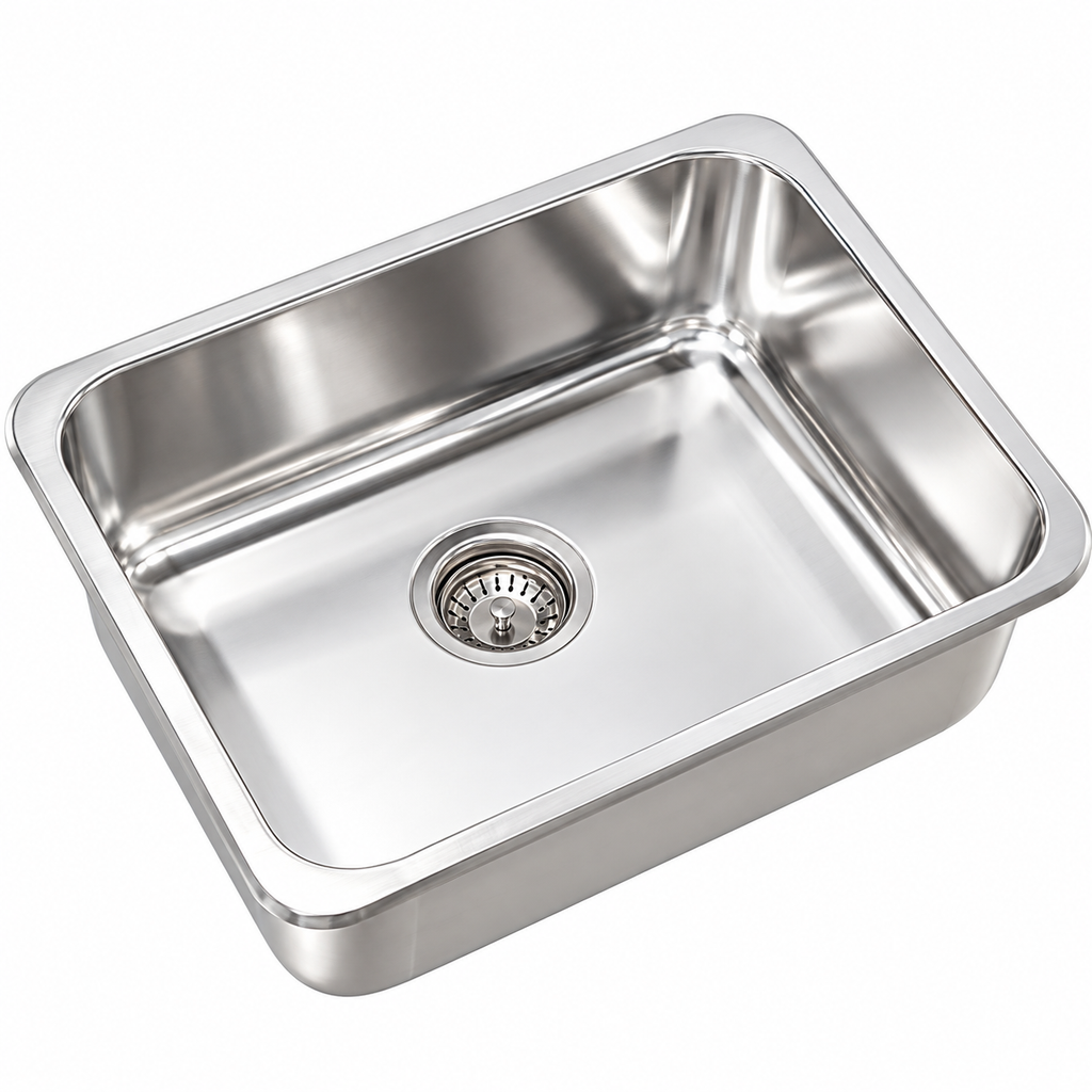Pileta Inoxidable Tottal Bacha Sola 40 x 34 cm