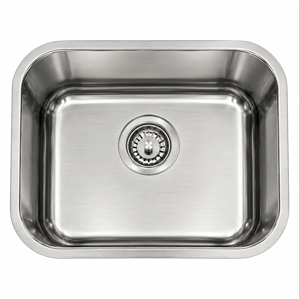 Pileta Inoxidable Tottal Bacha Sola 40 x 34 cm
