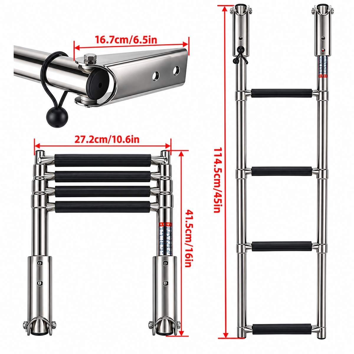 Escalera Retráctil para Embarcación