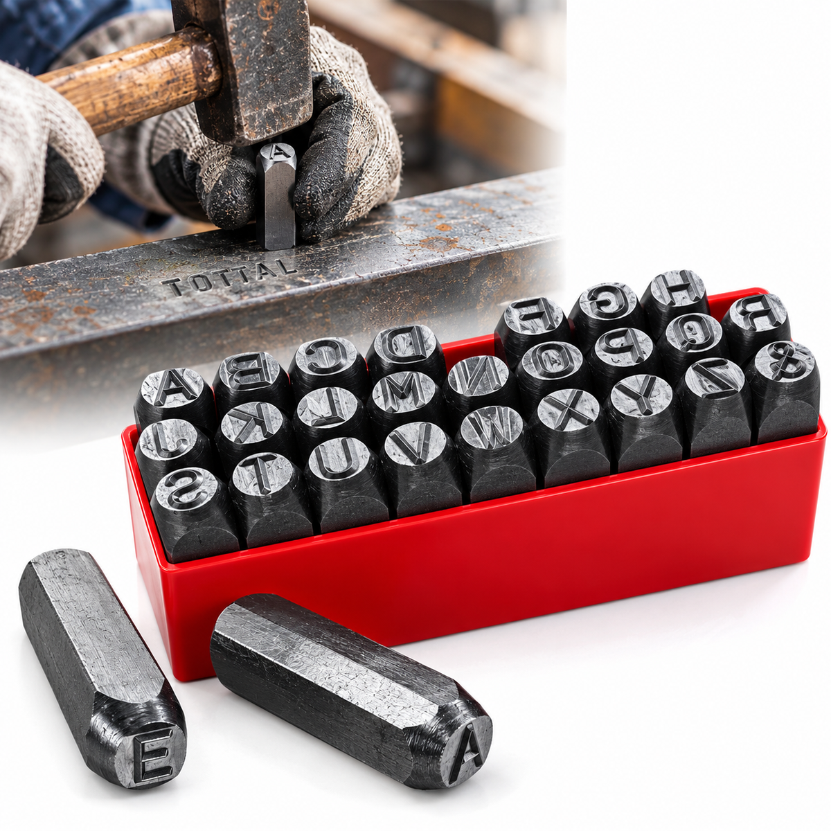 Juego de Letras de Golpe 12 mm