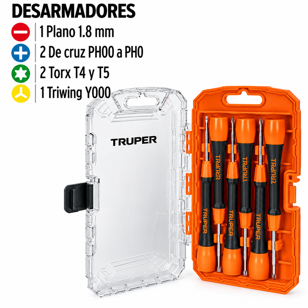 Juego de Destornilladores de Relojero Truper 6 Piezas