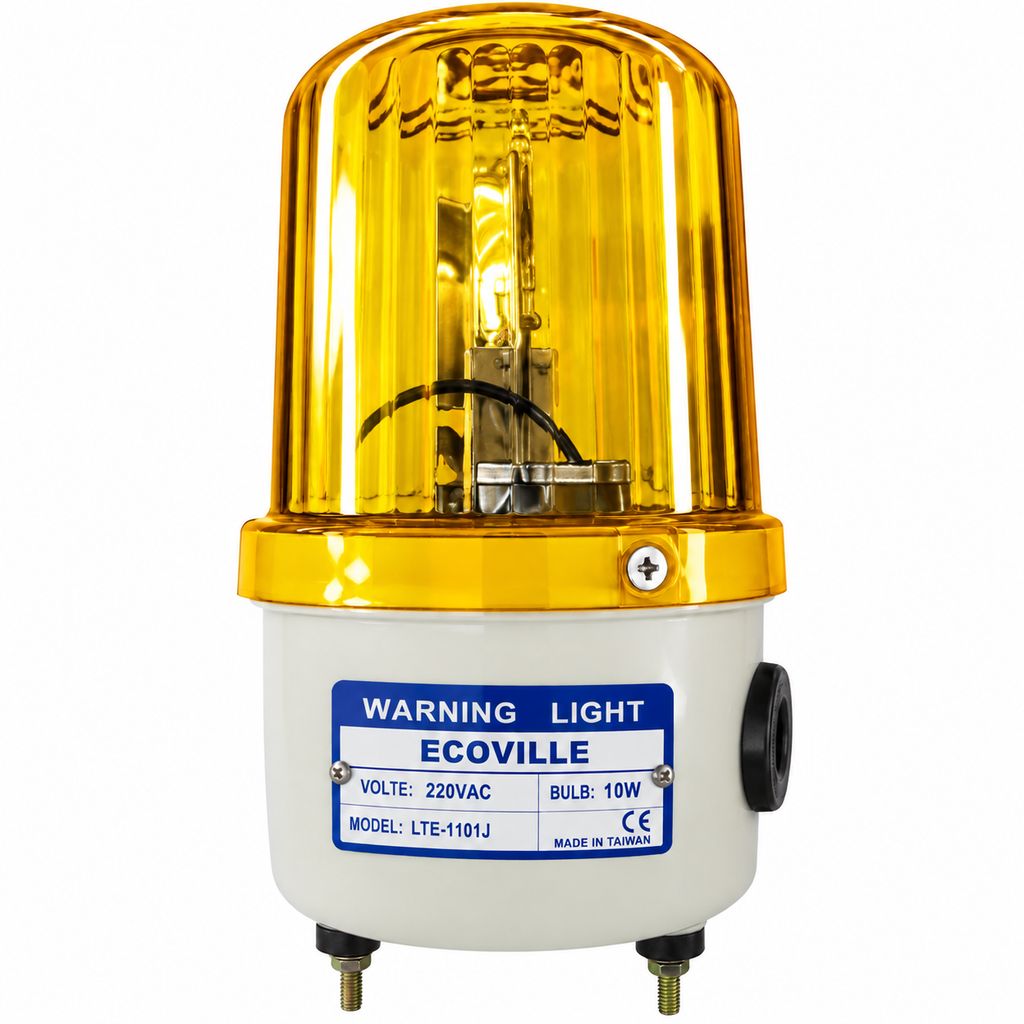 Baliza Giratoria Boggiani AC220V Amarillo