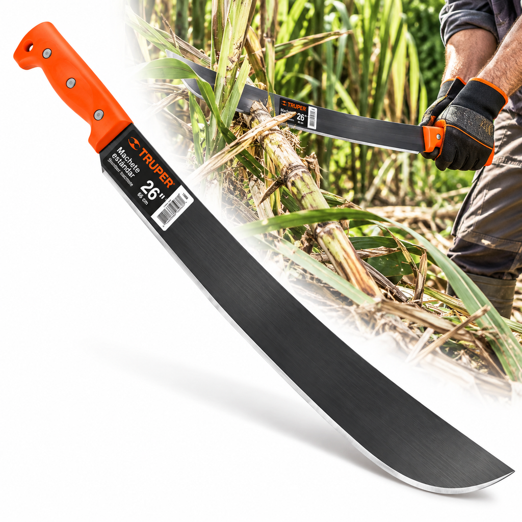 Machete Truper de 26 Pulgadas Tipo Jakaré
