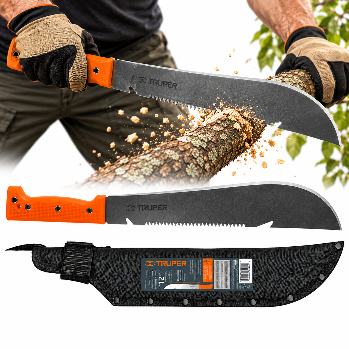 Machete Serrucho Truper 12.00" (Ref. 15890)
