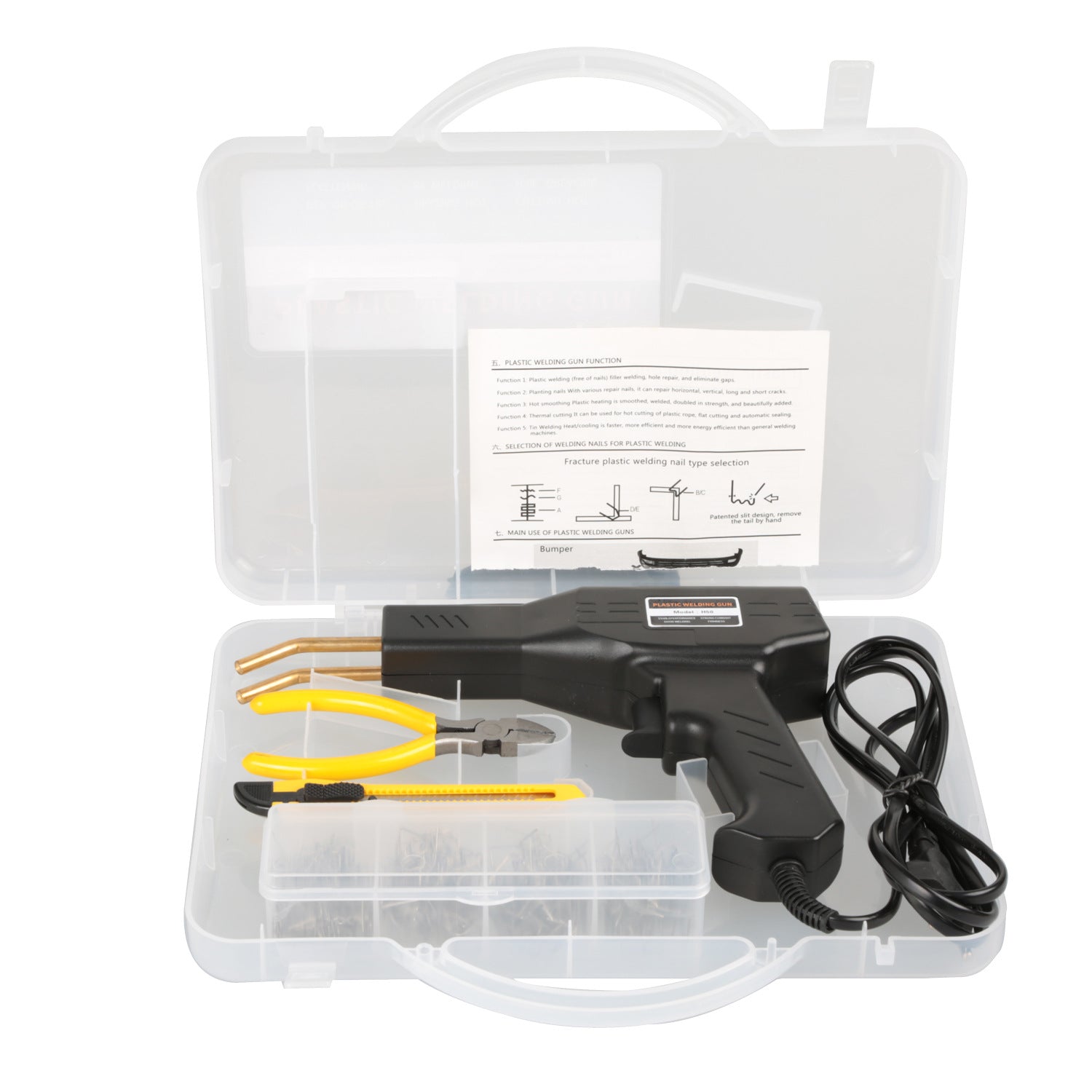 pistola reparar plasticos tottal.