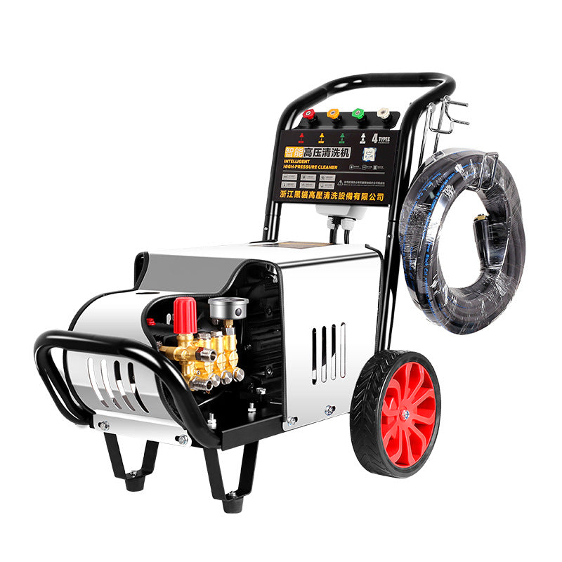 HIDROLAVADORA INDUSTRIAL CON CARRITO TOTTAL 230BAR 2800W.