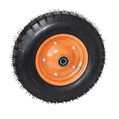 Rueda Inflable con Llanta Naranja 3.00 x 8.00 Pulgadas
