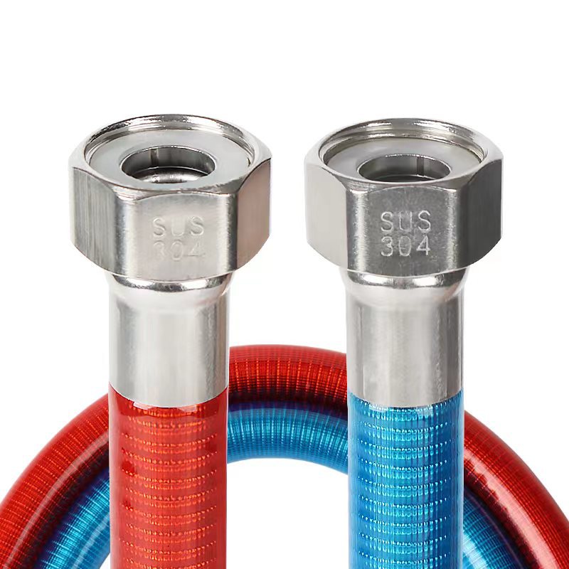 conexion cromada fria/caliente 40.00cm.