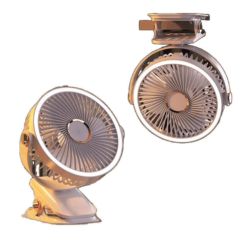 ventilador bateria pinza c/ luz.