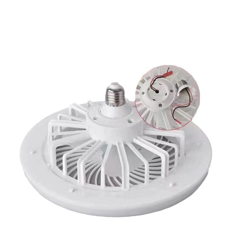 ventilador/lampara led portafoco con control.