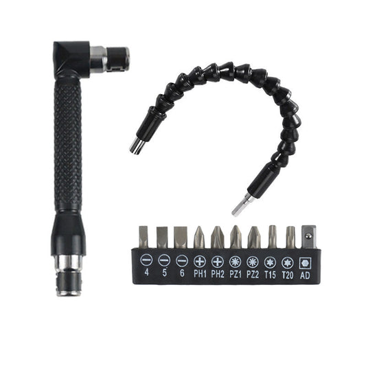 ACCESORIOS TALADRO CON PROLONGADOR FLEX 12PZS