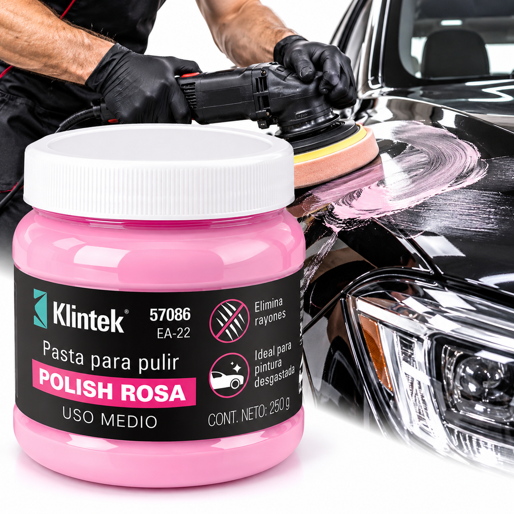Pasta para Pulir Klintek Rosa Grano Medio