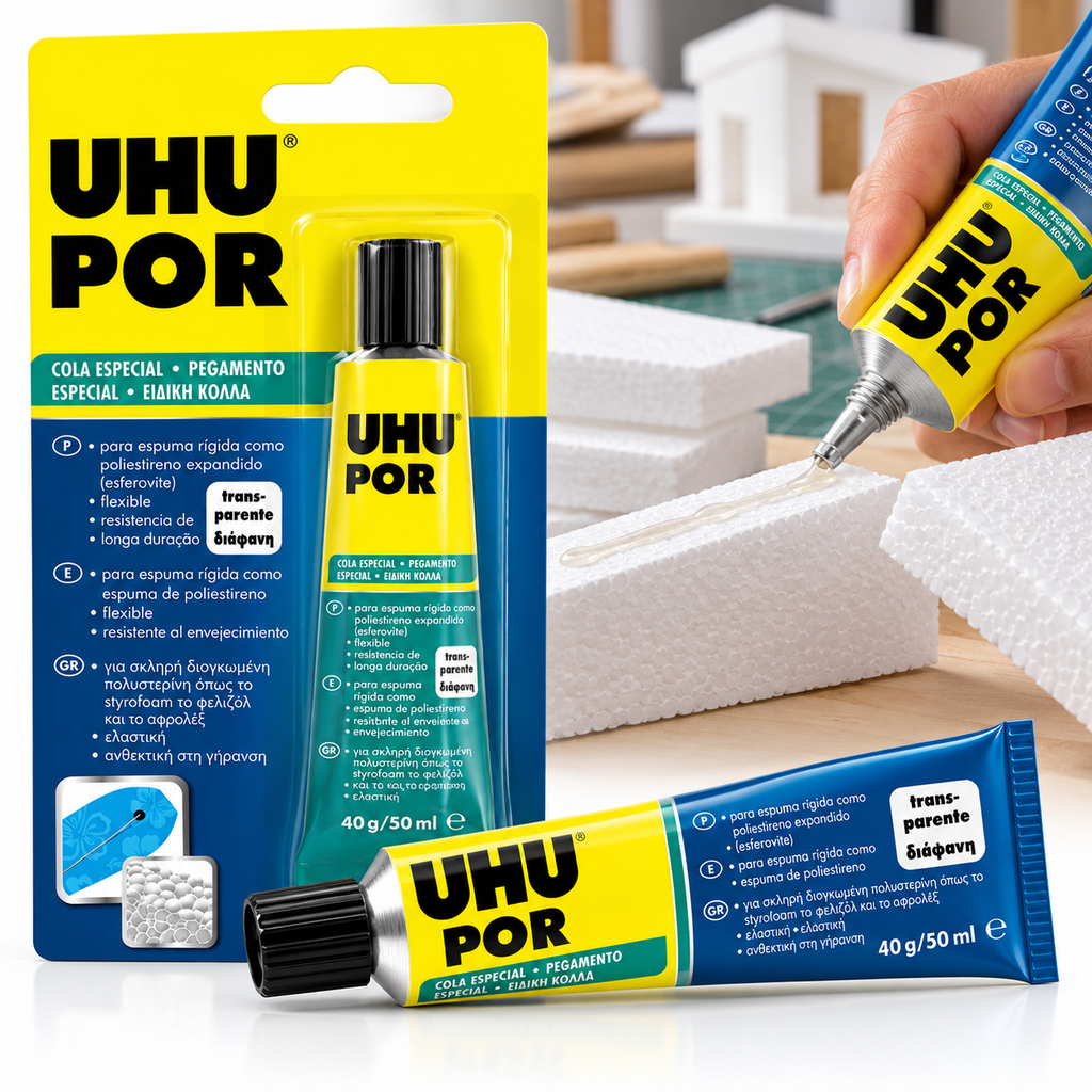 Adhesivo Uhu Por 50 ml (Isopor)