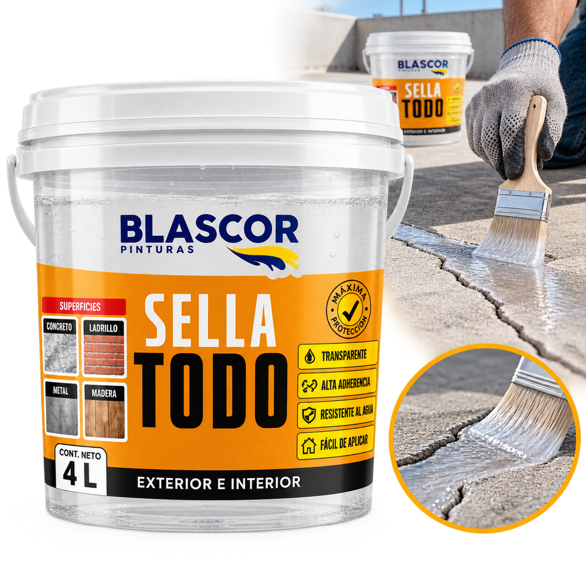 Membrana Líquida Transparente 1.00 L Blascor (Sellatodo)