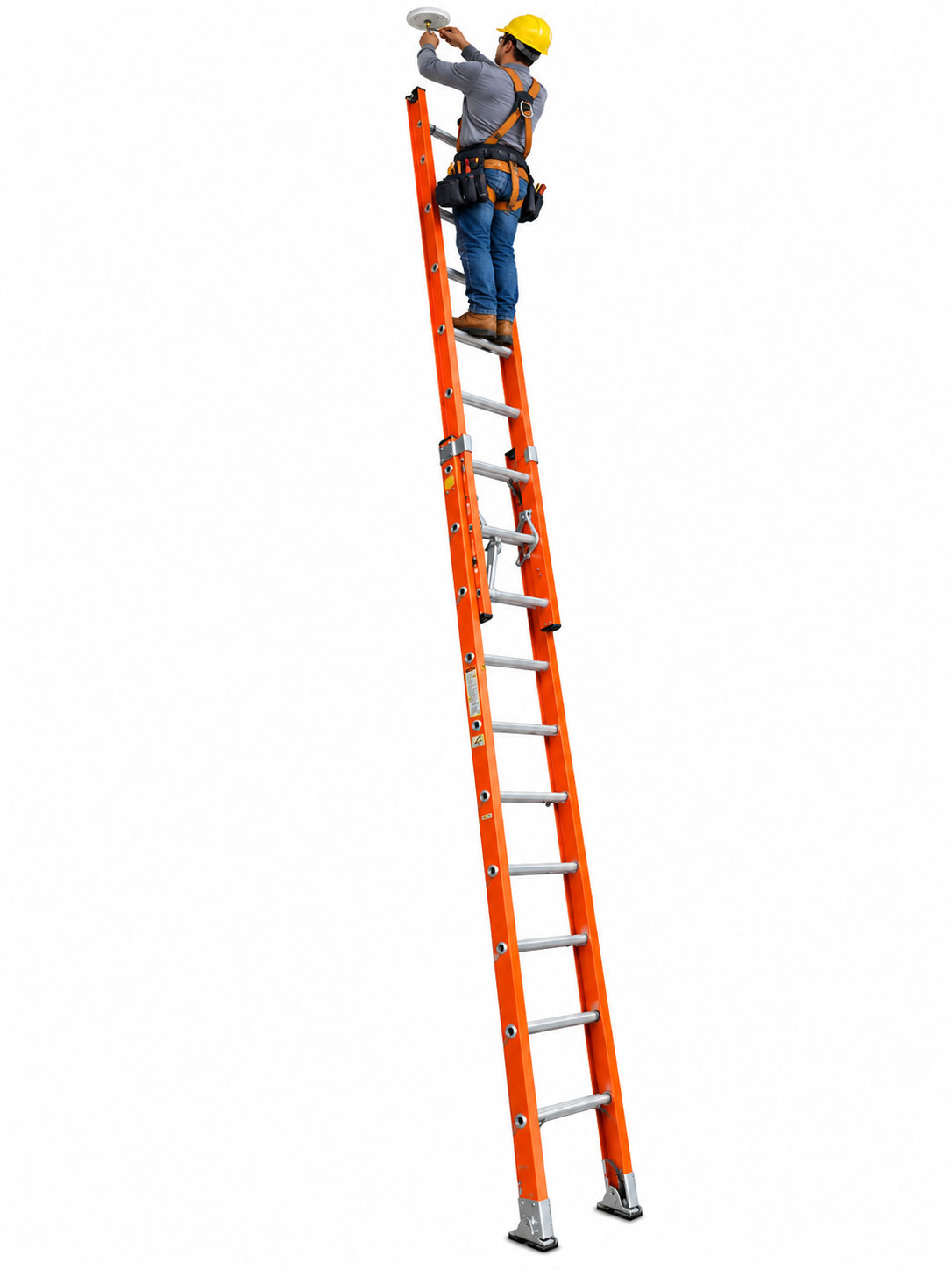 Escalera de Fibra Tipo ANDE 12.00 m 22 Peldaños (Ref. EFE_22)