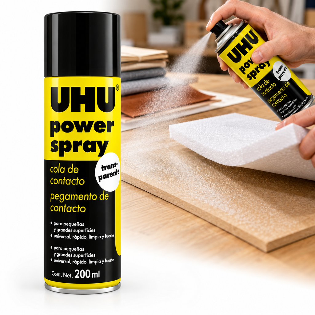 Adhesivo Uhu Power Aerosol 200 ml