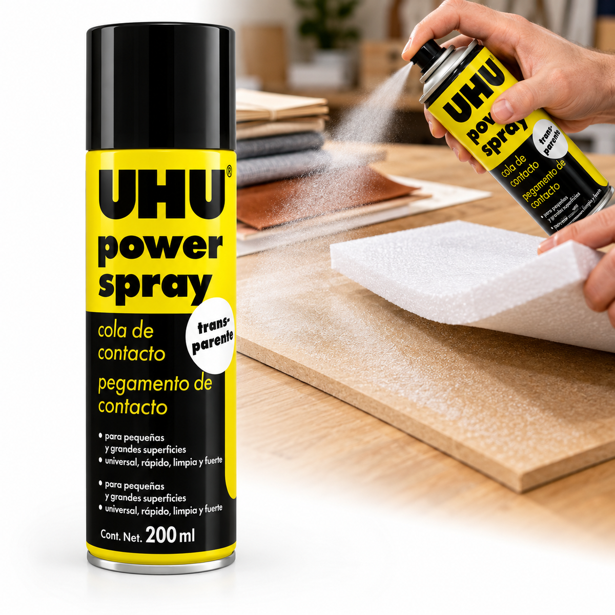 Adhesivo Uhu Power Aerosol 200 ml