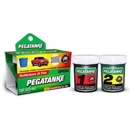 PEGATANKE EPOXI 44GR (GRIS, NEGRO, TRANSPARENTE)