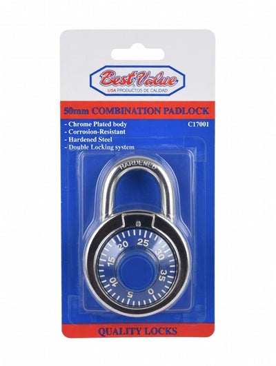 Candado de Combinación Tipo Caja Fuerte 50 mm