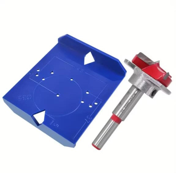 PLATILLA GUIA PERFORACION AZUL
