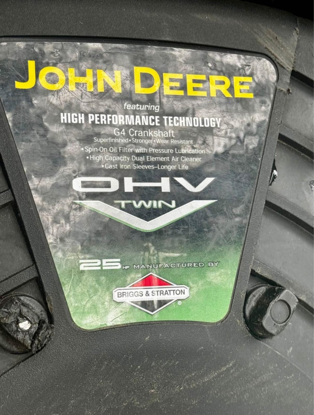 TRACTOR CORTAPASTO JOHN DEERE155C 25.00HP