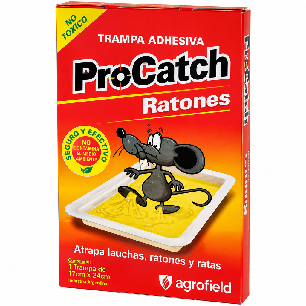 Trampa Adhesiva para Ratón Procatch de Madera