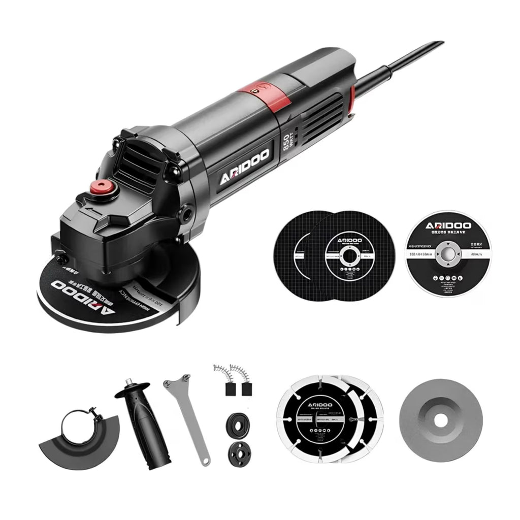 AMOLADORA ARIDOO/TOTTAL 4.50" 1100W (CON ACCESORIOS)