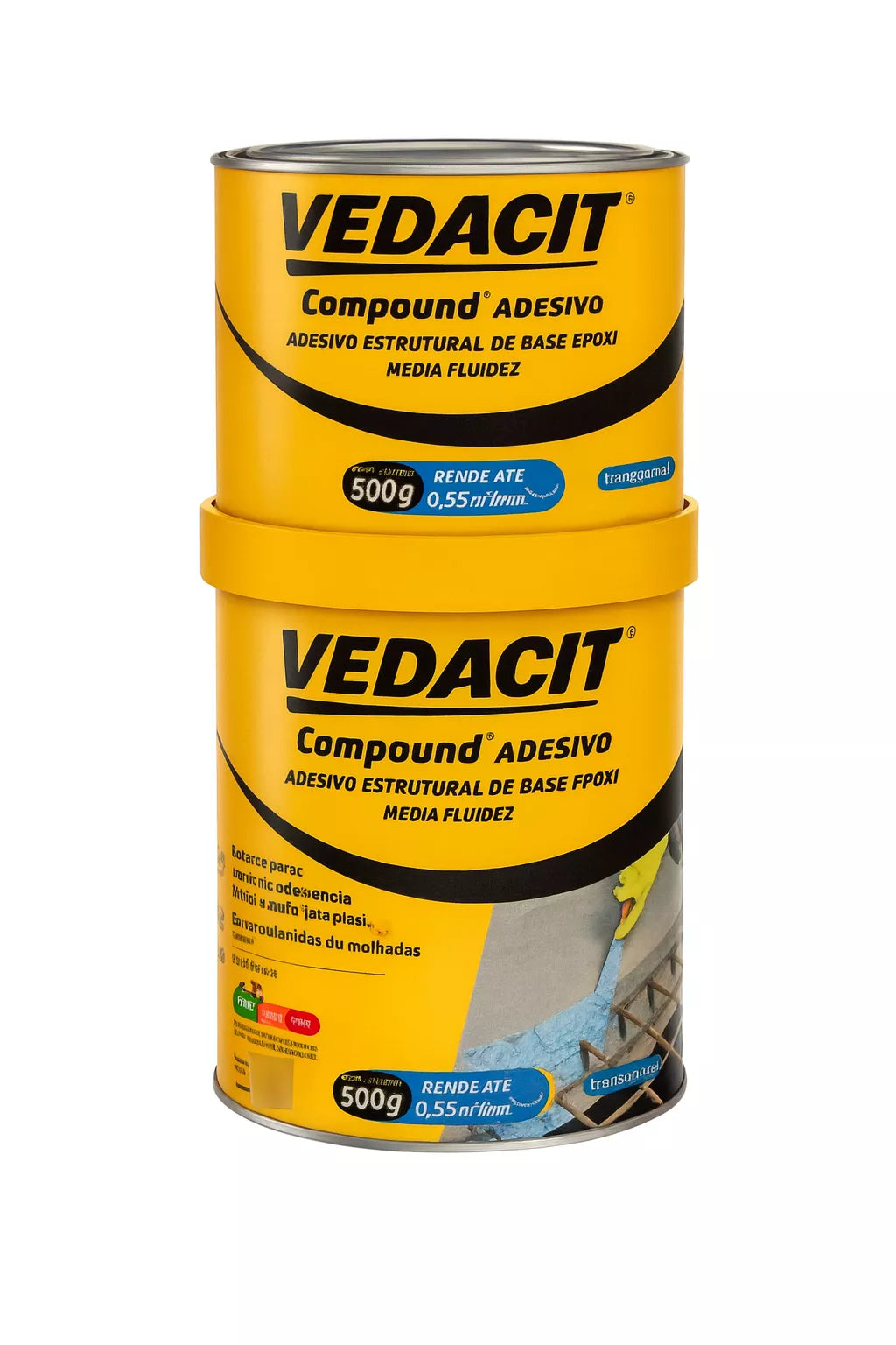 ADHESIVO ESTRUCTURAL EPOXI COMPOUND VEDACIT AB 1.00KG