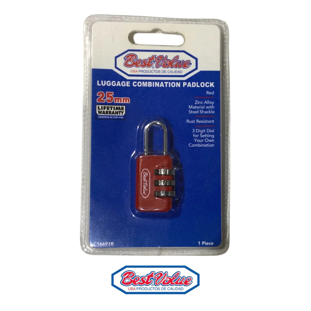 CANDADO B_V CODIGO MALETAS (REF C16691R)