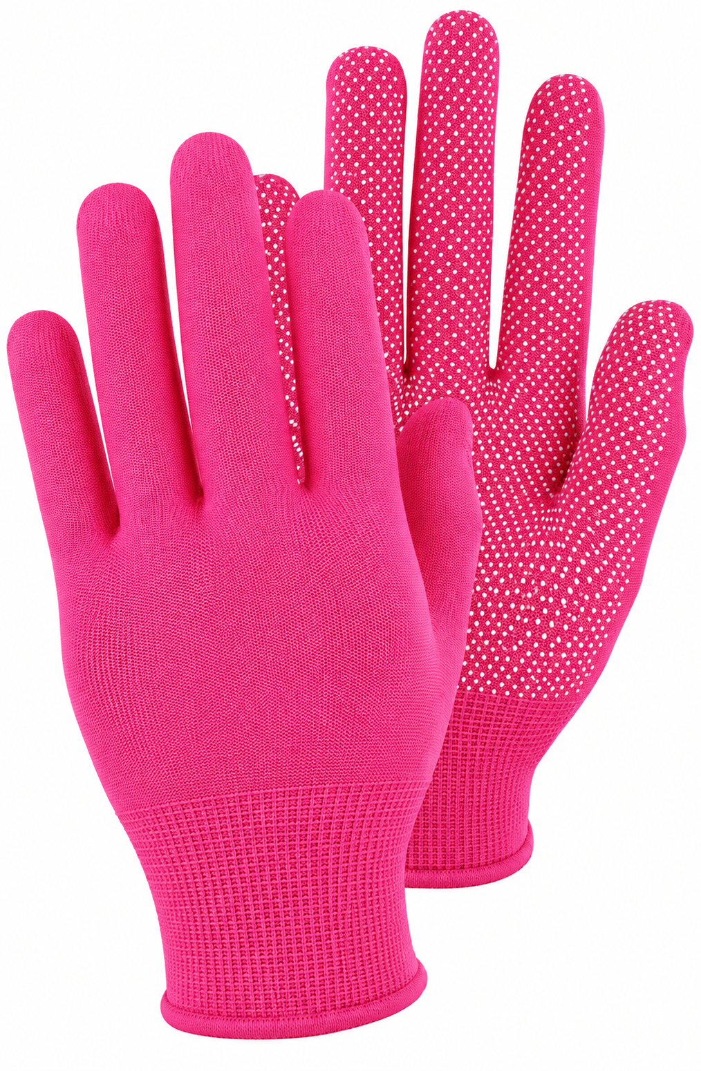 Guante de Tela con Puntitos Rosado