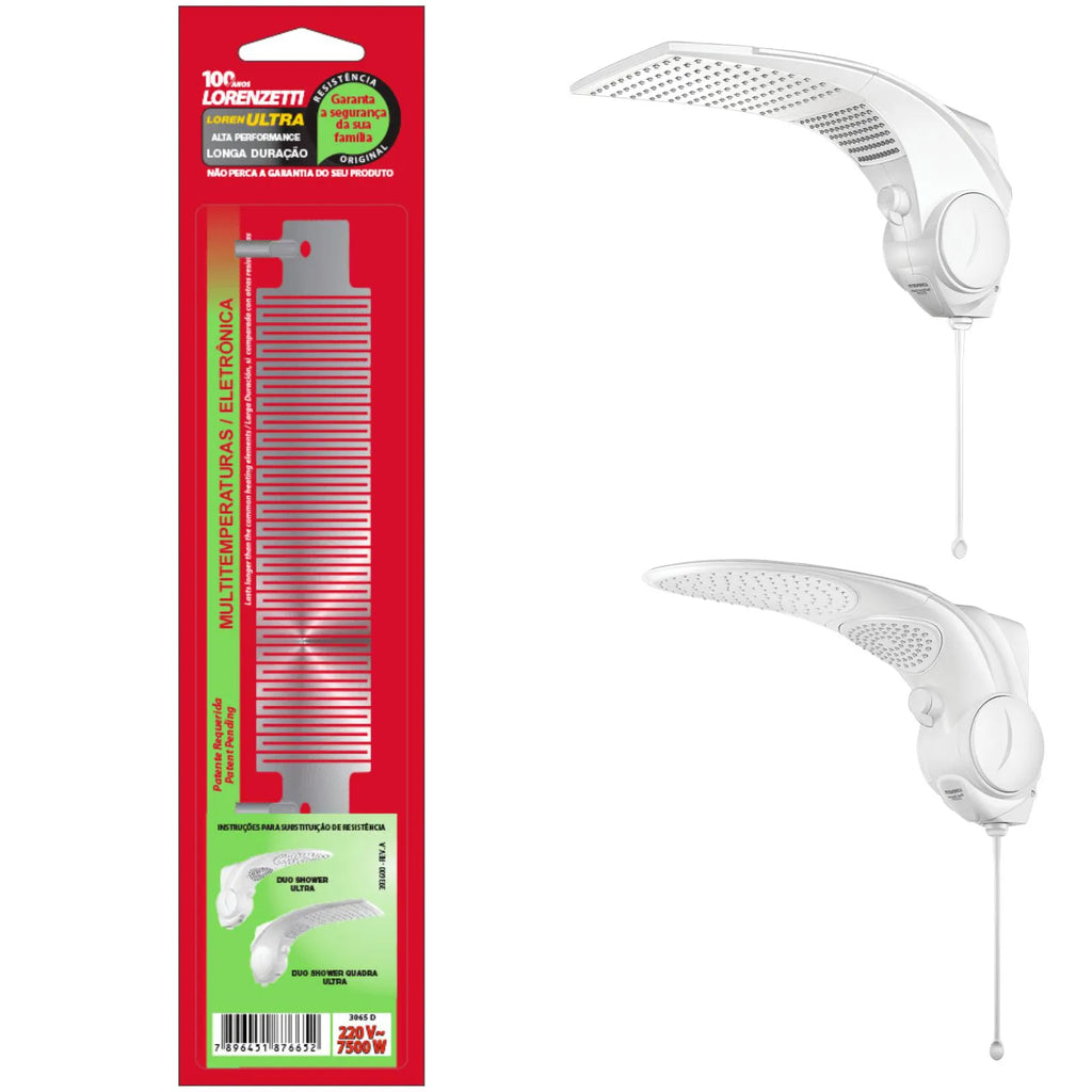 RESISTENCIA DUCHA LORENZETTI DUO SHOWER//4T 6800W (ELECTRONICA)
