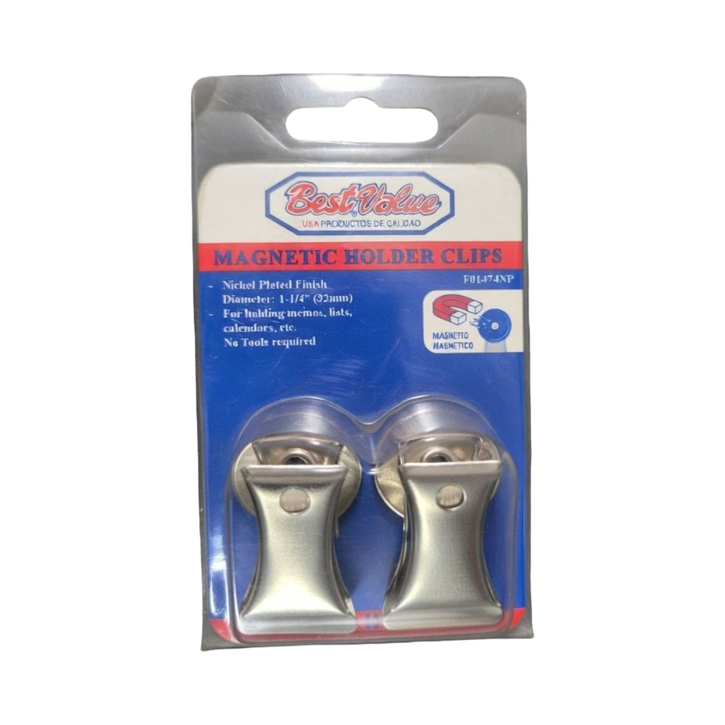 JUEGO DE PINZA PORTAPAPEL MAGNETICA B_V 2 PIEZAS (REF F01474NP)
