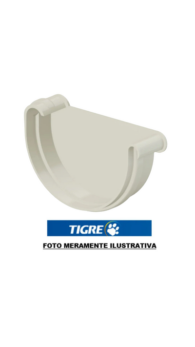 Canaleta de Lluvia Tigre Aquapluv Cabecera Izquierda 125 mm