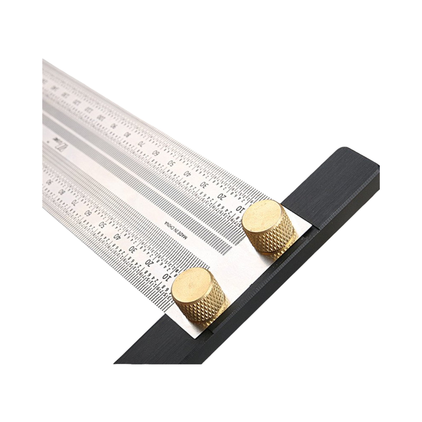 regla dibujo inox ranurada piano.