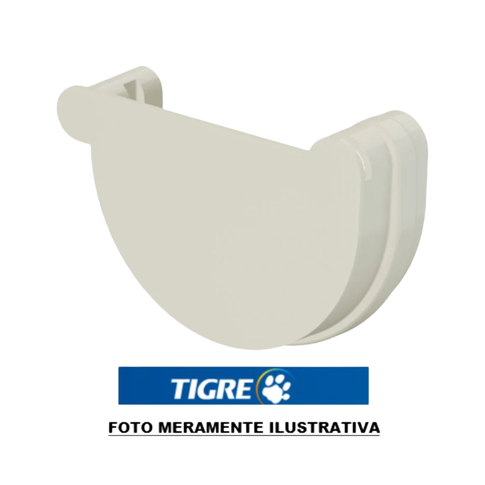CANALETA DE LLUVIA CABECERA  TIGRE AQUAPLUV DERECHA 125MM