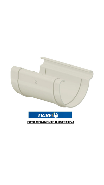 Canaleta de Lluvia Tigre Aquapluv Unión 125 mm
