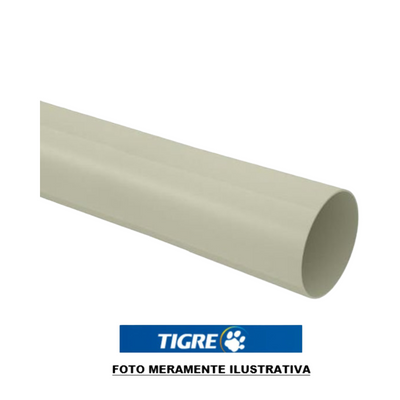 Canaleta de Lluvia Tigre Aquapluv Caño de Bajada 88 mm (Tira)