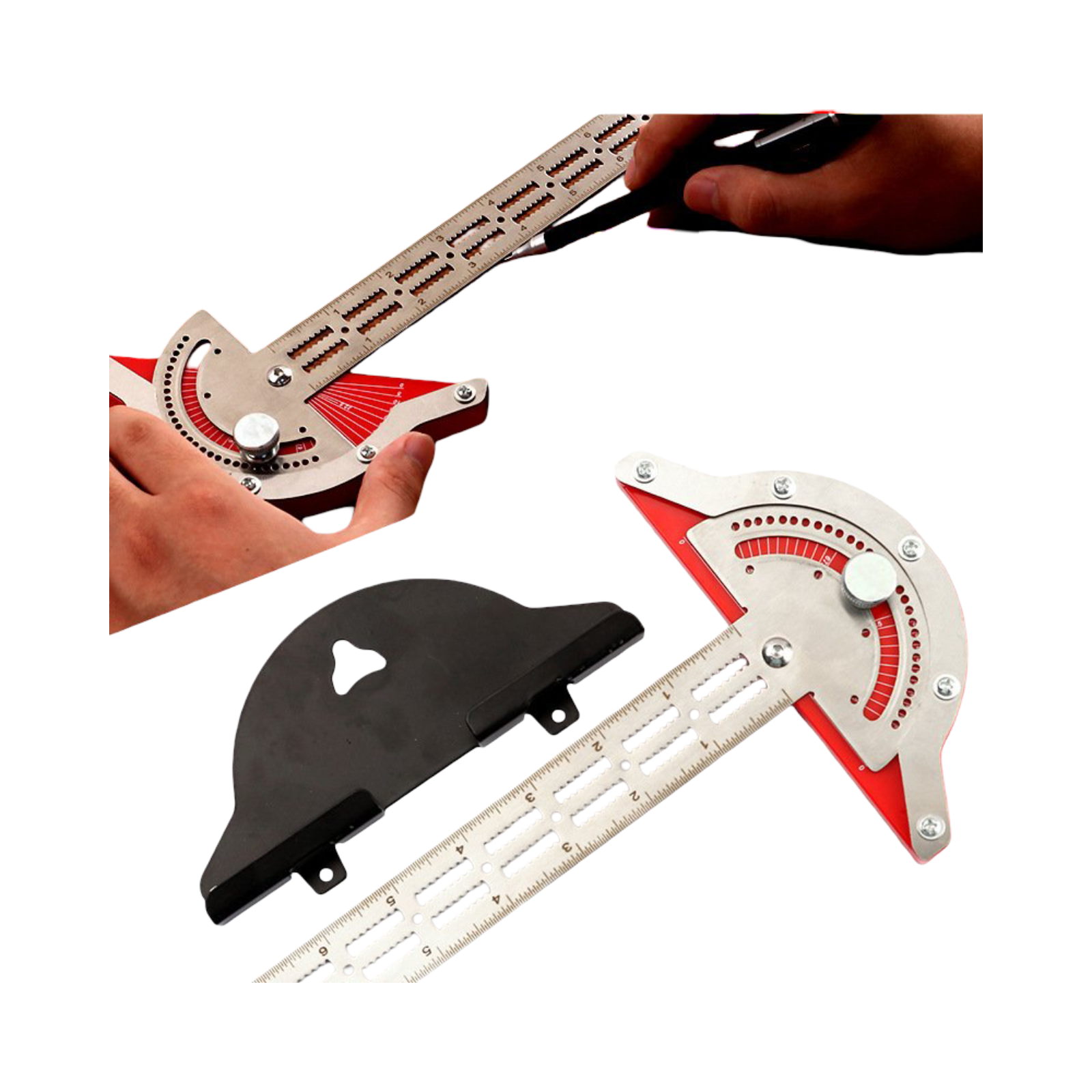 regla dibujo transportador.