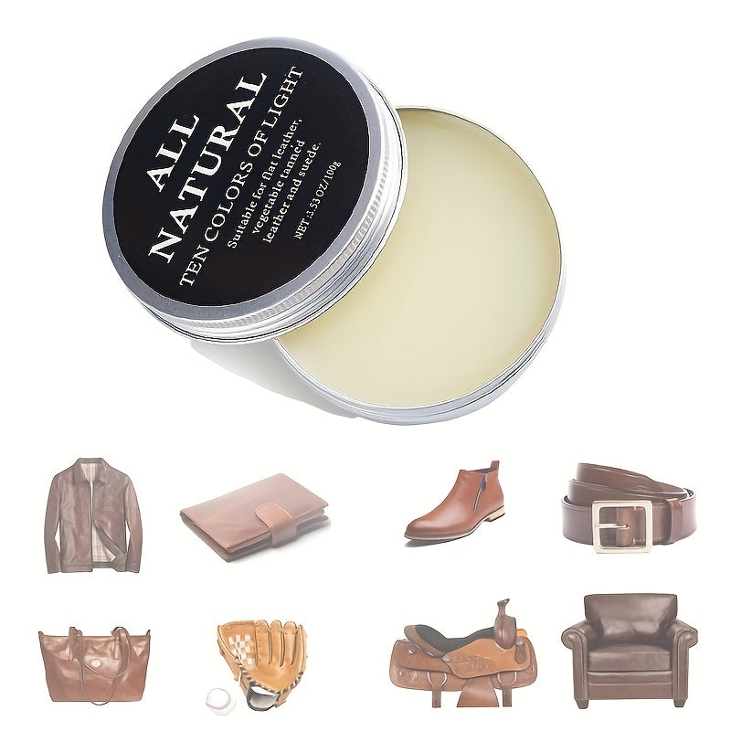 CERA NATURAL PARA CUERO 80GR