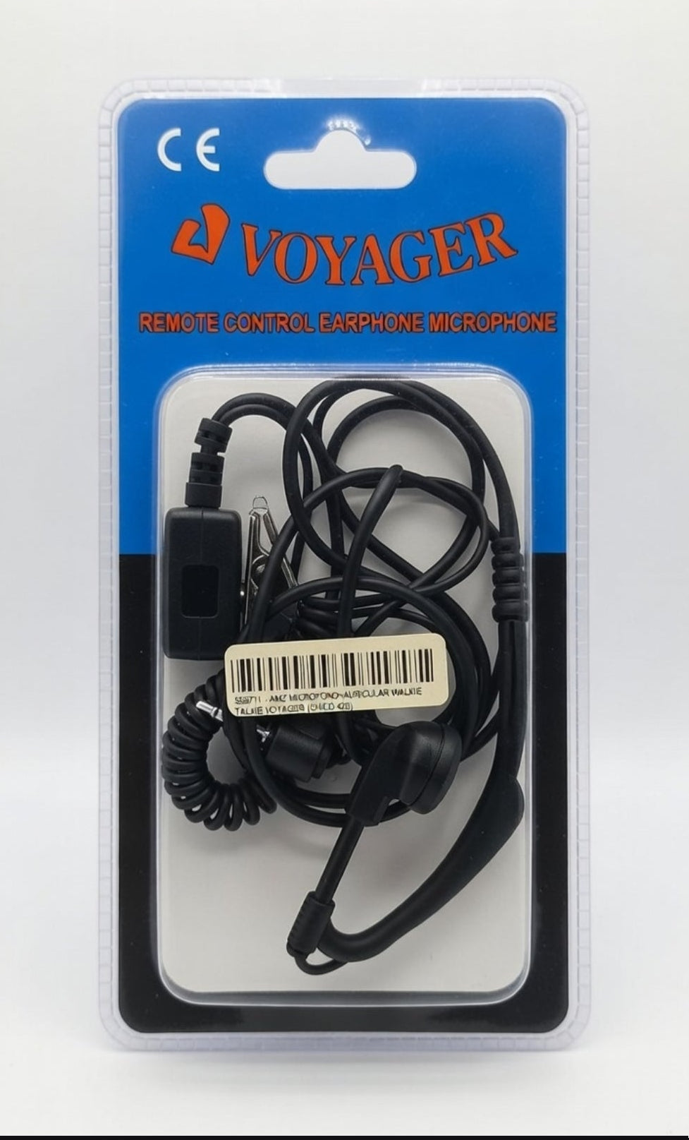 microfono+auricular para walkie talkie voyager plug simple (chico 420).